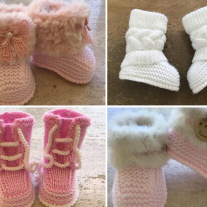 Baby Girl Booties Bundle 2