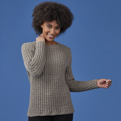 Hansen Pullover - Sweater Knitting Pattern for Women in Tahki Yarns Superwash Merino Worsted Twist by Tahki Yarns - Downloadable PDF