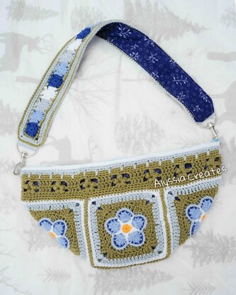 Forget Me Not Flower Bum Bag