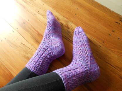 Ribbon Curl Socks