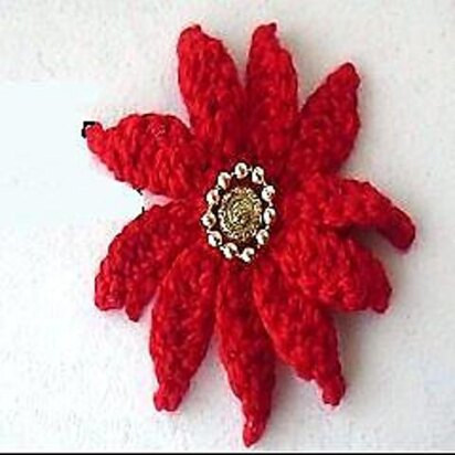 CROCHET POINSETTIA