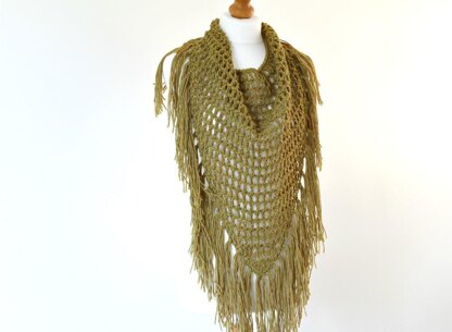 Mesh Loop Triangle Scarf