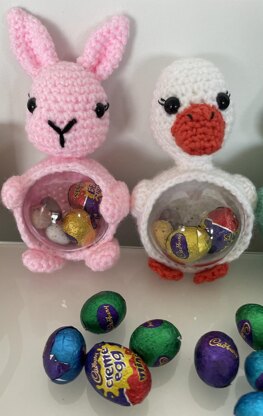 Duck and Bunny Baubles for Easter