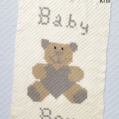 Baby Blankets in King Cole Comfort DK - 4890 - Downloadable PDF