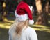 Knitting Pattern Long Adult Santa Elf Hat