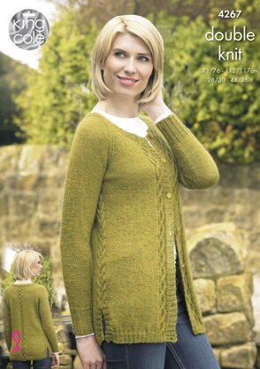 Tunic & Cardigan in King Cole Panache DK - 4267 - Downloadable PDF