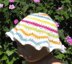 BABY SILKY STRIPEY SUNHAT KNITTING PATTERN - MADMONKEYKNITS