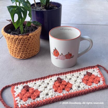 Crochet Pumpkin Mug Cosy