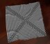 Geometric Maze Blanket C2C CROCHET PATTERN 74×74 inches Gray Optical Mosaic Stroller