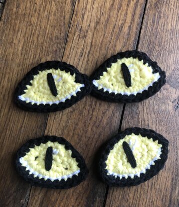 Cat Eyes Applique Pattern