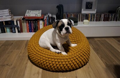 Crochet dog bed sale