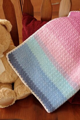Pink & Blue Baby Bliss Blanket