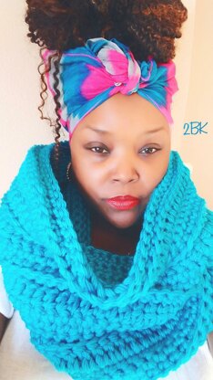 Bibbity Bobbity Blue cowl