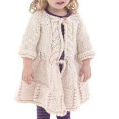 Tied Cardigan in Lion Brand Wool-Ease Thick & Quick - L40177