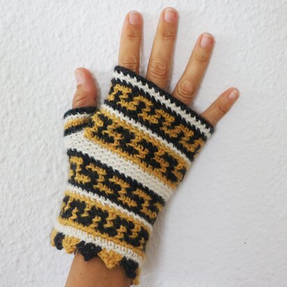 Puntas Fingerless Mitts