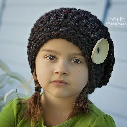 Easy Slouchy Hat Crochet Pattern 390