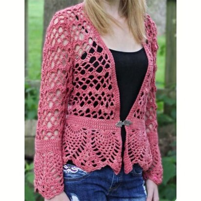 Hooked for Life Rose Sweater PDF