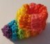 Rainbow Ribbed Baby Booties