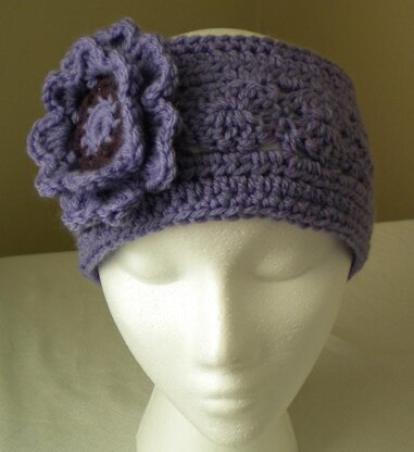 Pinwheel Headband with Flower