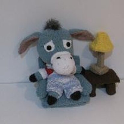 Knitkinz Teal Donkey - knitting pattern
