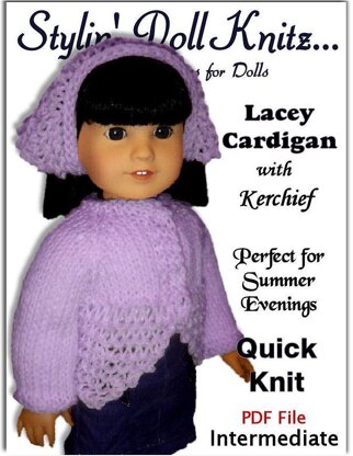 5 pdf knitting Patterns, Fit American girl Doll, 18 inch (Gotz) 04