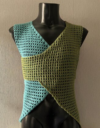 Crossover Mesh Tank Top