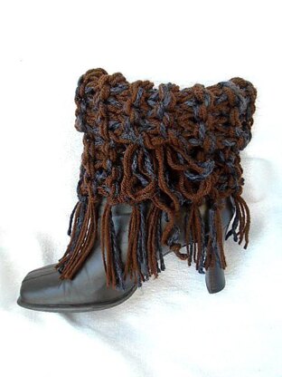 885-Fringed Boot Cuffs