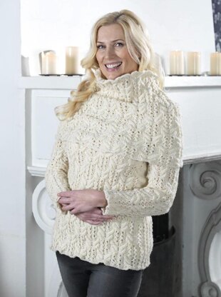 Cablewing Sweater Knitting pattern by Linda Marveng | Knitting Patterns ...