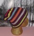 Silk Stripe Slouch Hat