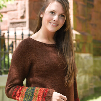 184 Harvest Pullover - Sweater Knitting Pattern for Women in Valley Yarns Stockbridge