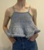 Ruffle Hem Crop Top