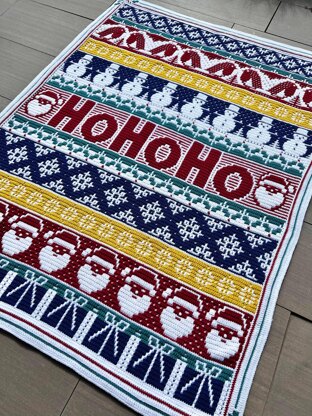 HoHoHo Blanket & Table Settings