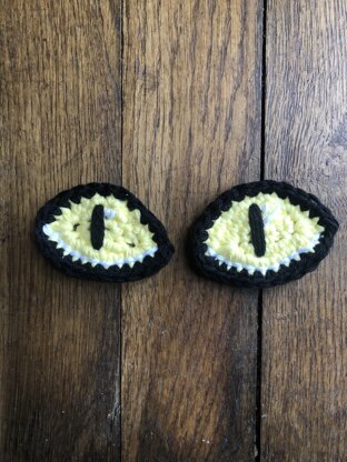 Cat Eyes Applique Pattern