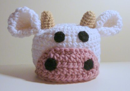 Cow Hat - Newborn to Adult