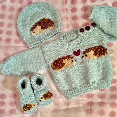 Hedgehog Sweater Set