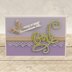 Artdeco Creations Delightful Sentiments Cut, Foil & Emboss Dies - Girl 3.2"X2.9"