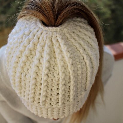 Messy Bun Beanie