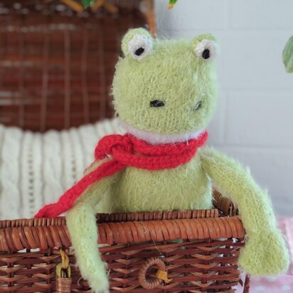 Little frog knitting pattern