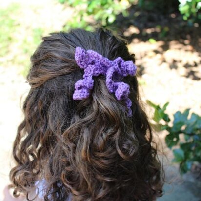 The Confetti Hair Accessory - knitting pattern