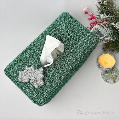 Merry Tissue Box Cover