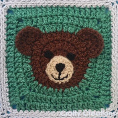 Bear Granny Square