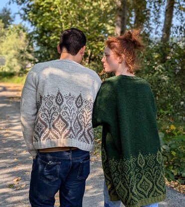 Finial and Fern Cardigan