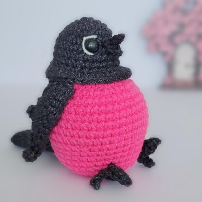Berry the Pink Robin Amigurumi Bird Pattern