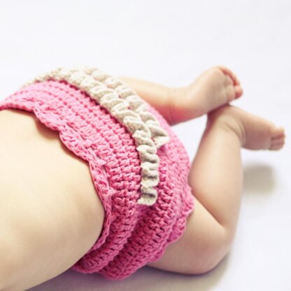 Girly Ruffle Pants - diaper cover