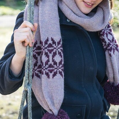 Evie Scarf in Berroco Ultra Alpaca and Tonal - Pv2-11 - Downloadable PDF