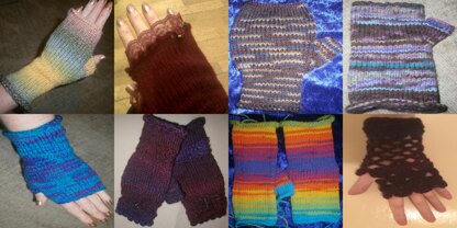 The Canny Mitts Fingerless Mitts Collection