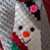 Snowman Face Scarf C2C