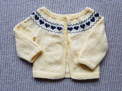 Little hearts cardigan