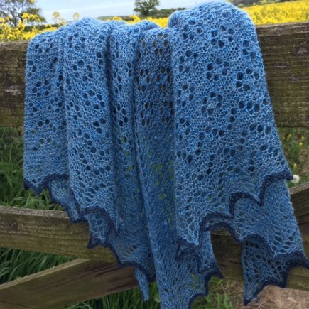 Cornflower Shawl #8