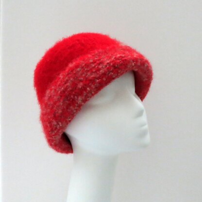 Felted French Toque Two Brims